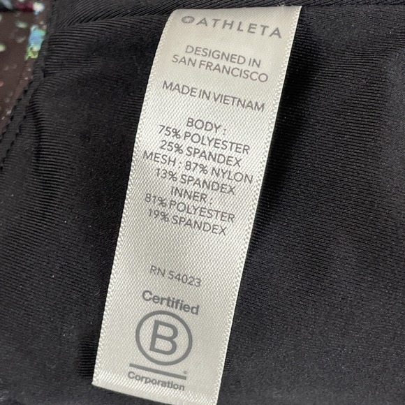 Athleta Match Point‎ Skort Women's Size Small Geometric Poly Spandex Tennis Golf - Picture 4 of 10